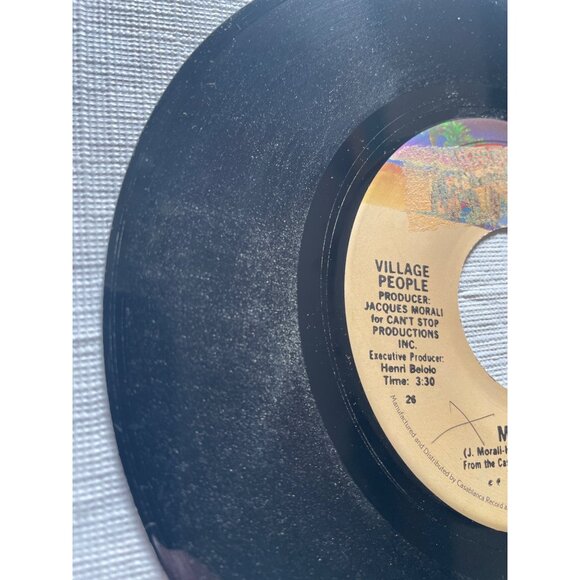 Village People Macho Man 7" Vinyl Record Casablanca NB 922 Stereo 1978 - Picture 5 of 9